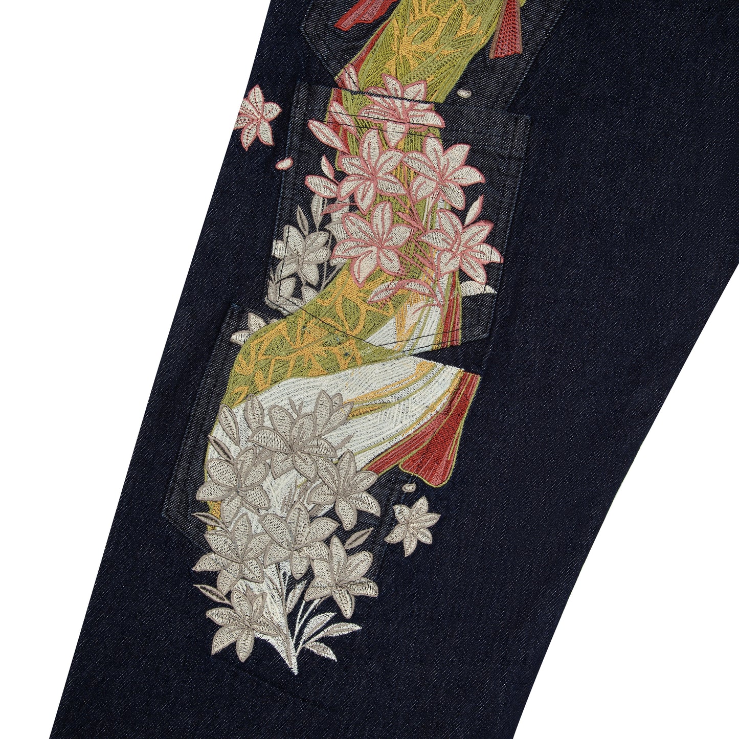 "yakuza" indigo raw Denim