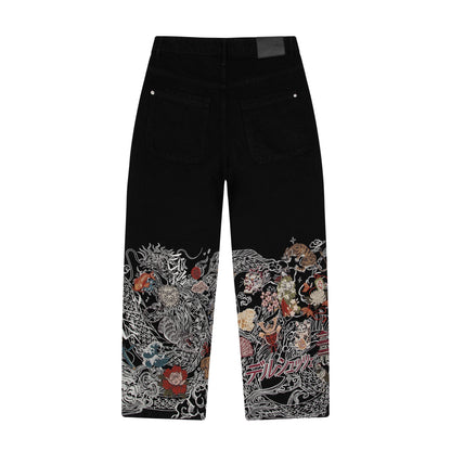 "yakuza" Denim black 02