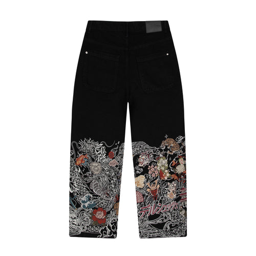 "yakuza" Denim black 02