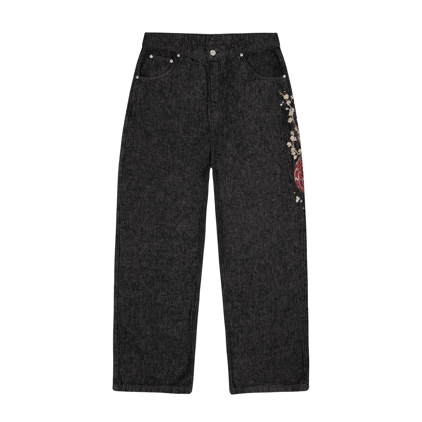 "yakuza" raw Denim black 01