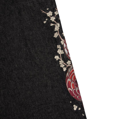 "yakuza" raw Denim black 01