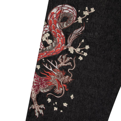 "yakuza" raw Denim black 01