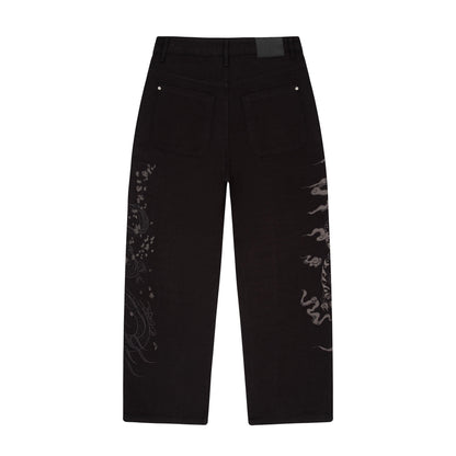 "yakuza" Denim black 01