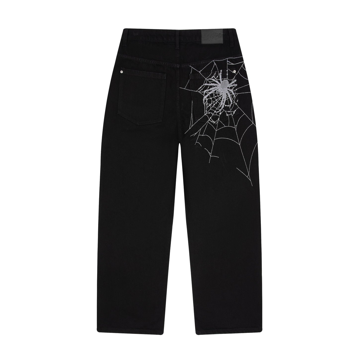 "spiderweb" raw Denim