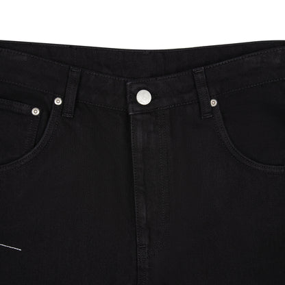 "spiderweb" raw Denim