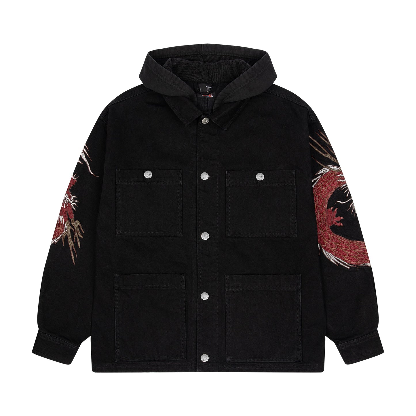 "yakuza" denim Jacket black
