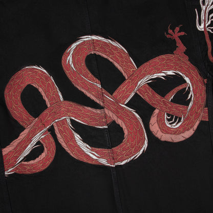 "yakuza" denim Jacket black