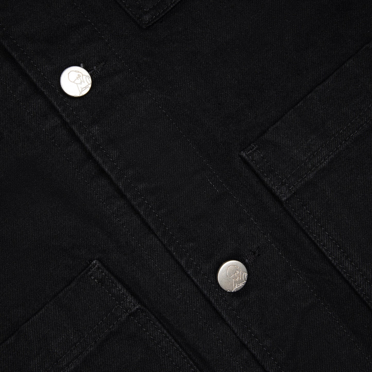 "yakuza" denim Jacket black