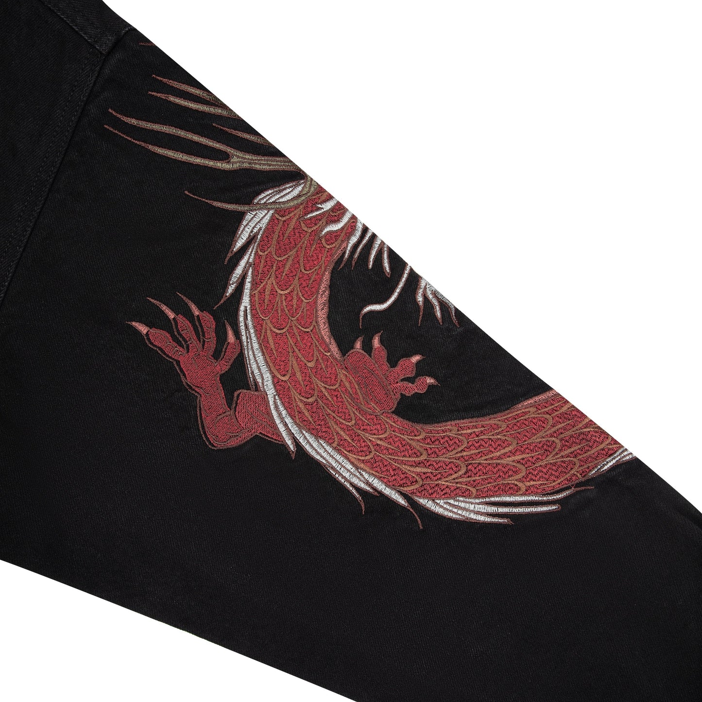 "yakuza" denim Jacket black