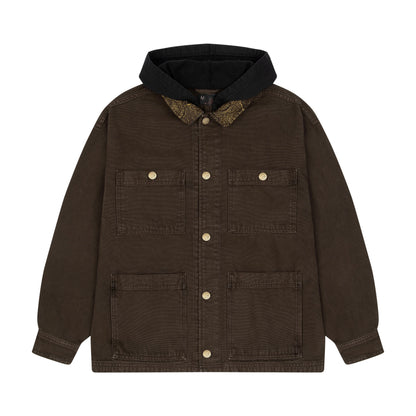 "yakuza" brown washed denim Jacket