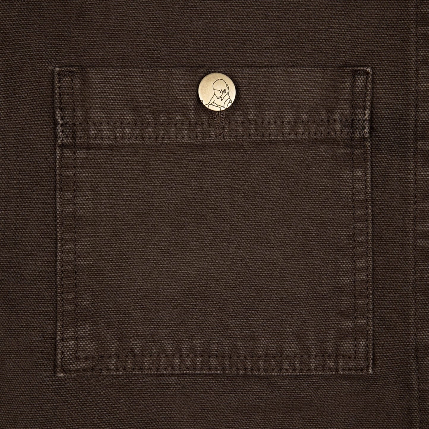 "yakuza" brown washed denim Jacket