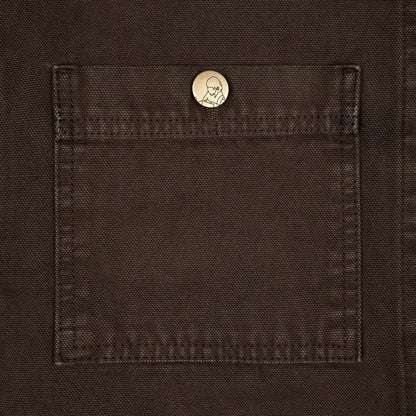 "yakuza" brown washed denim Jacket