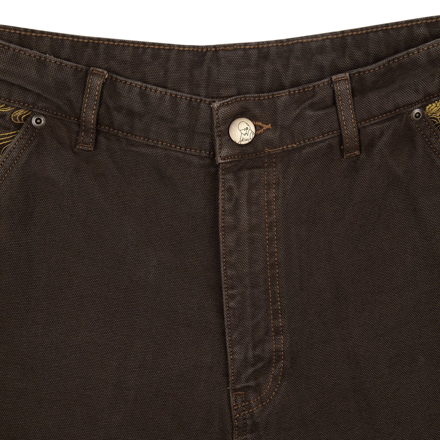 "yakuza" brown washed Denim