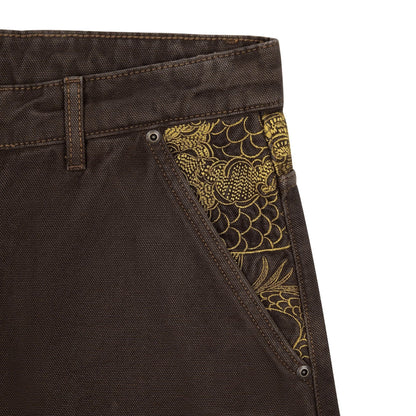 "yakuza" brown washed Denim
