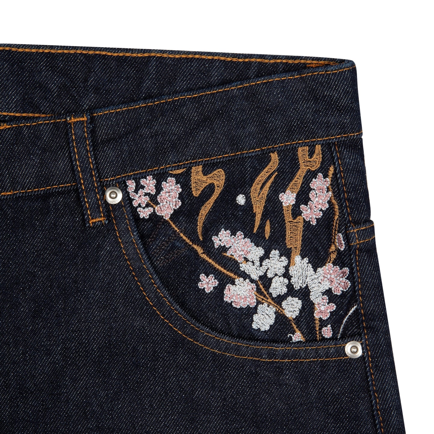"yakuza" raw Denim blue