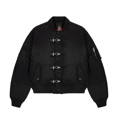 "yakuza" bomber Jacket black