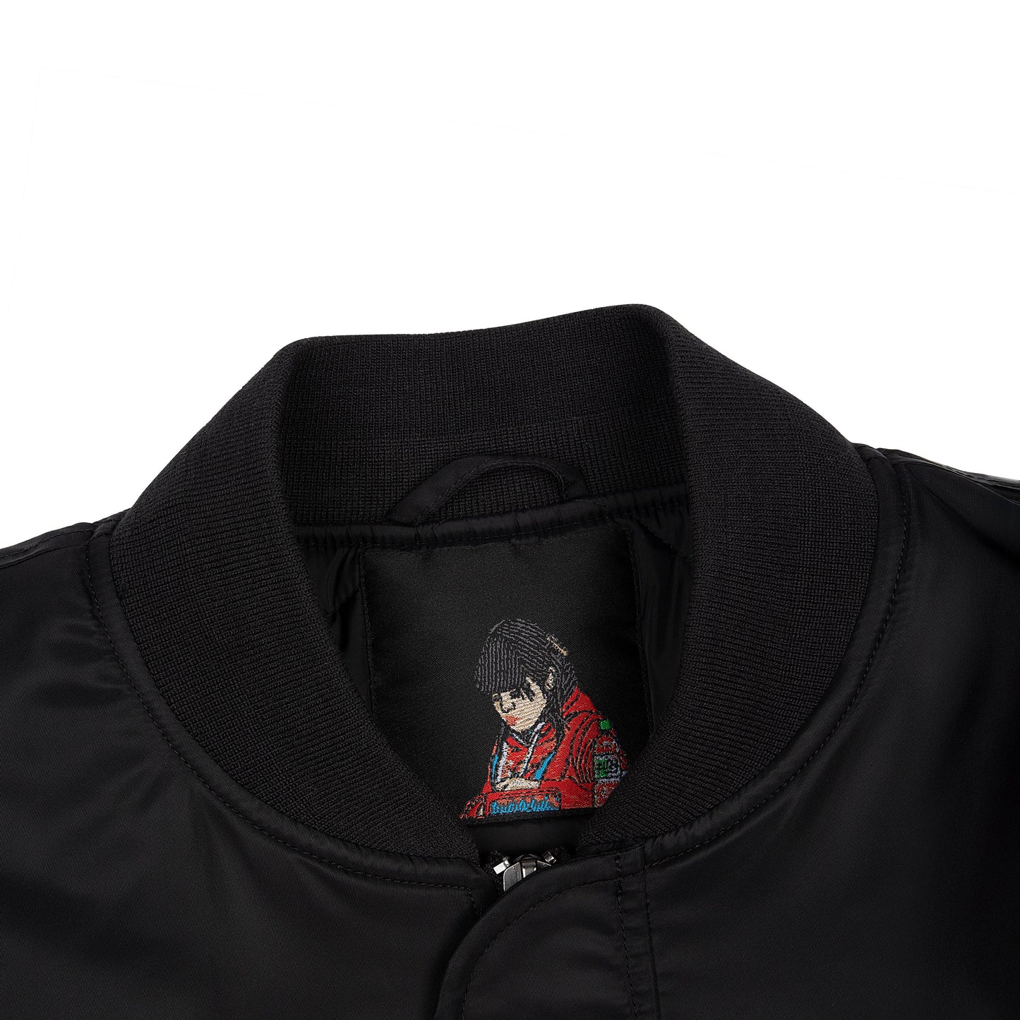"yakuza" bomber Jacket black