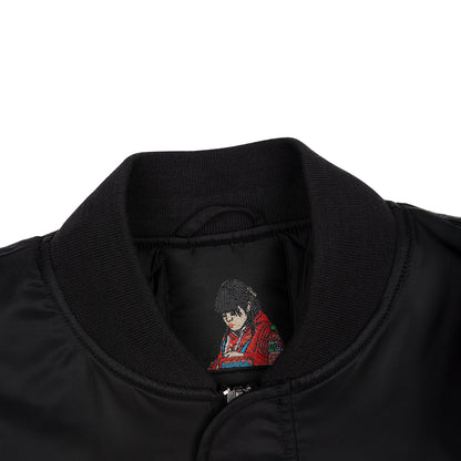 "yakuza" bomber Jacket black