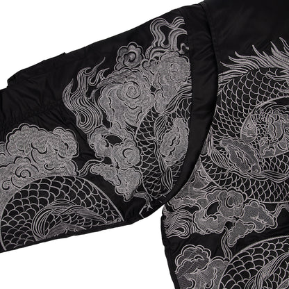 "yakuza" bomber Jacket black
