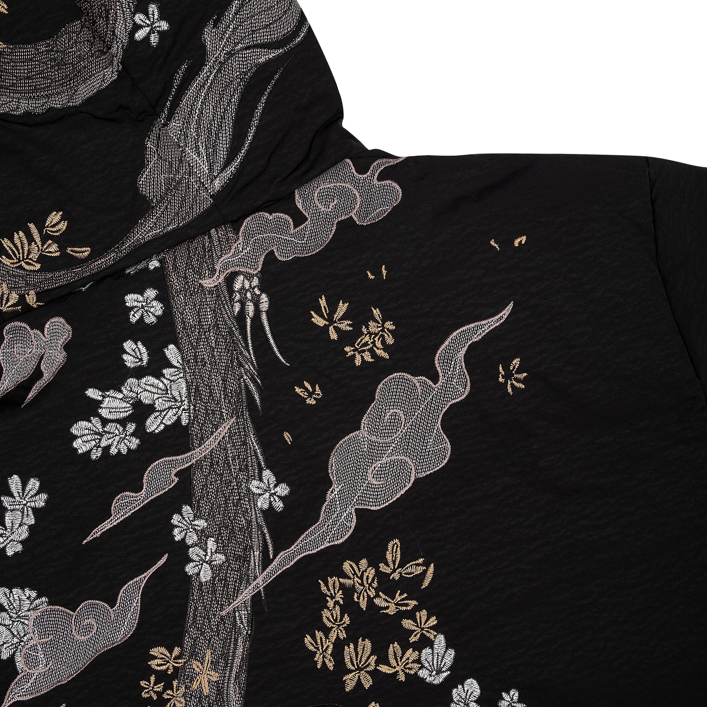 "yakuza" down Puffer jacket black