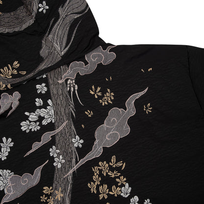 "yakuza" down Puffer jacket black