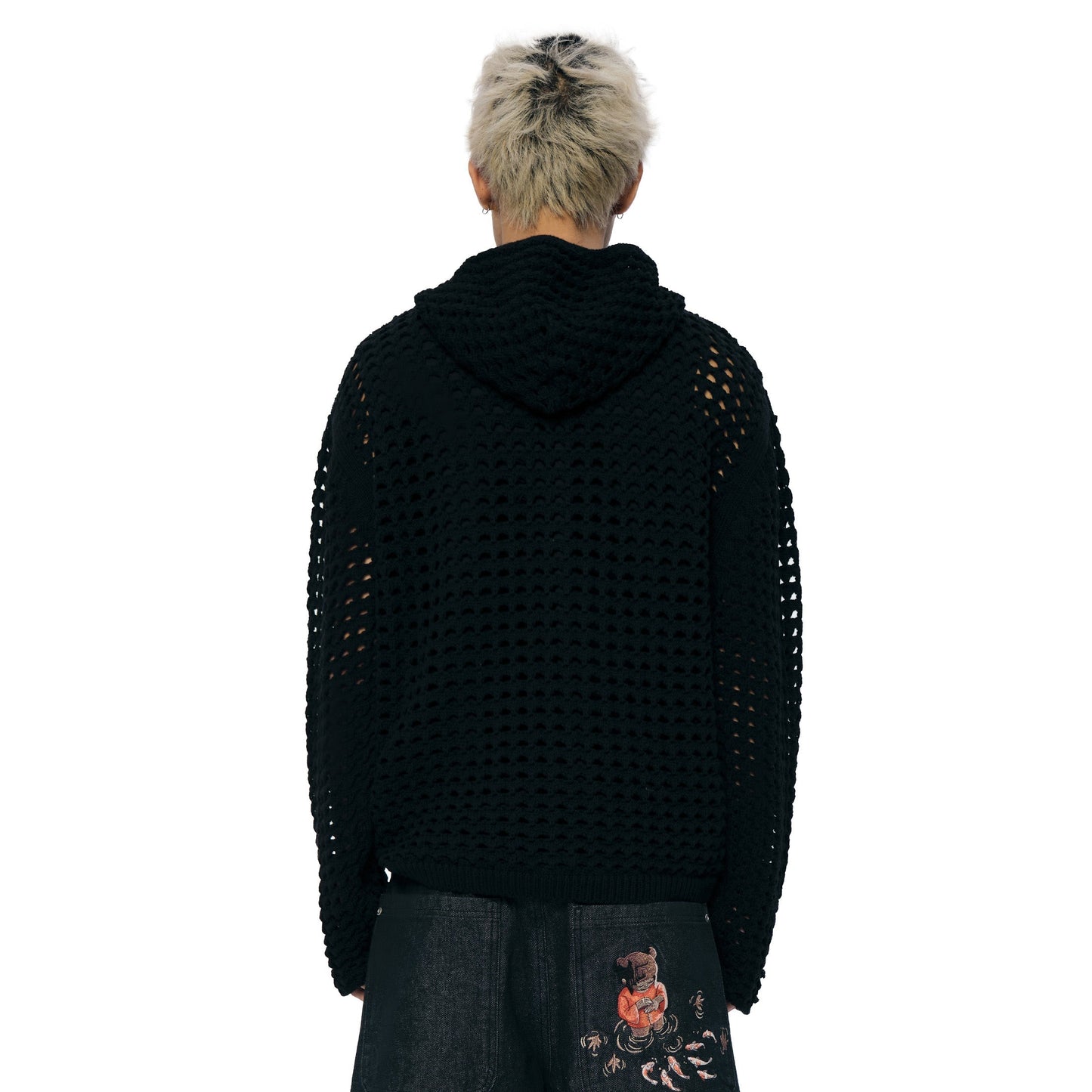 "koi fish v2" zip Knit