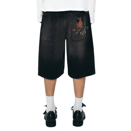 "koi fish v2" Jorts black