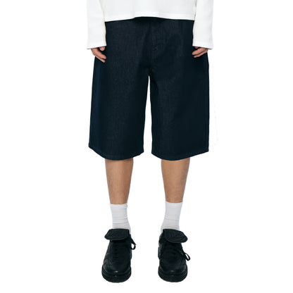 "whales v2" Jorts dark indigo