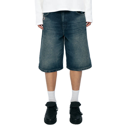 "koi fish v2" Jorts washed indigo