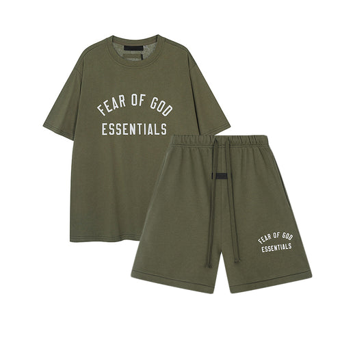 FW24 Half Arc T-Shirt / Shorts / Set - Turquoise
