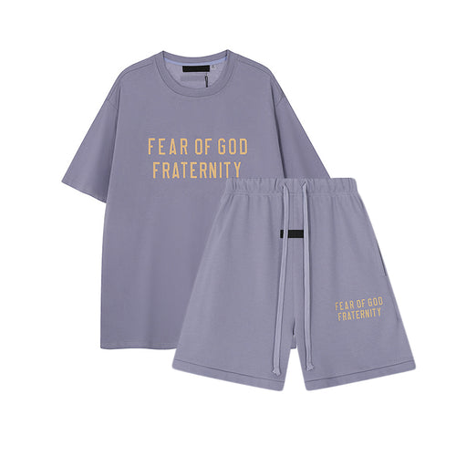 FW24 FRATERNITY T-Shirt / Shorts / Set - Purple