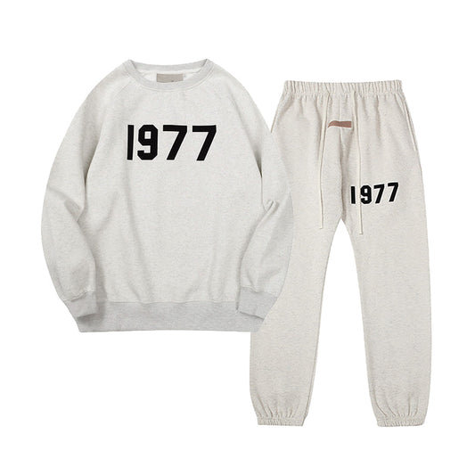 1977 Sweatshirt / Pants / Set - Light Grey