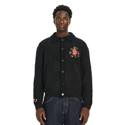 "koi" Polo Cardigan