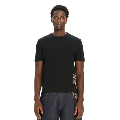 "blossom v3" ribbed T Shirt black