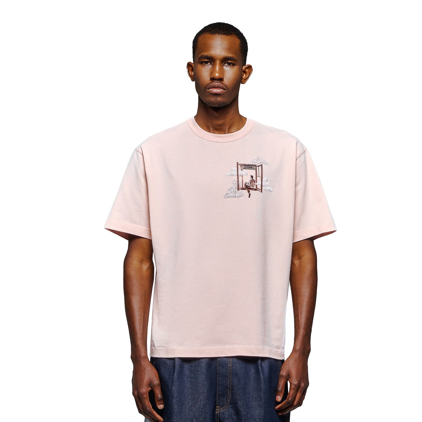 "on air" T Shirt pink
