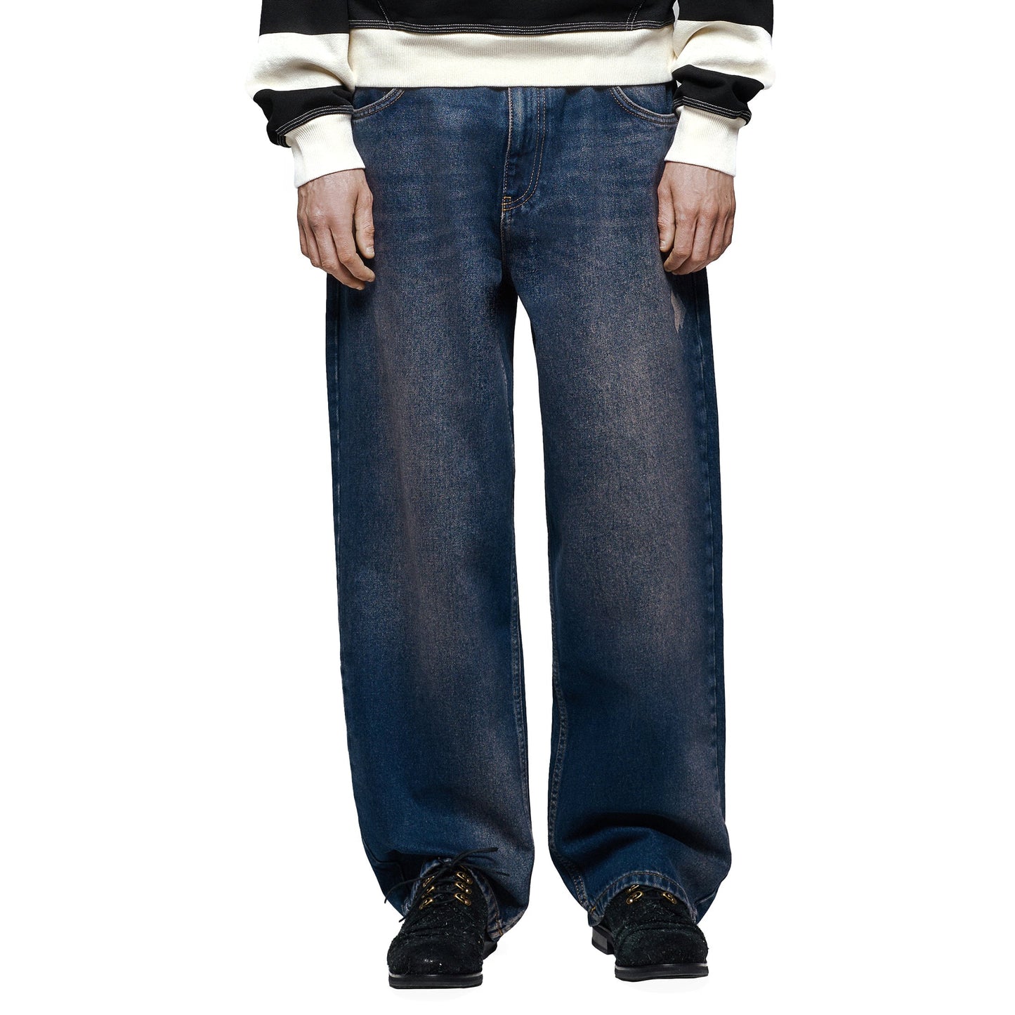 "on air" dark indigo Denim