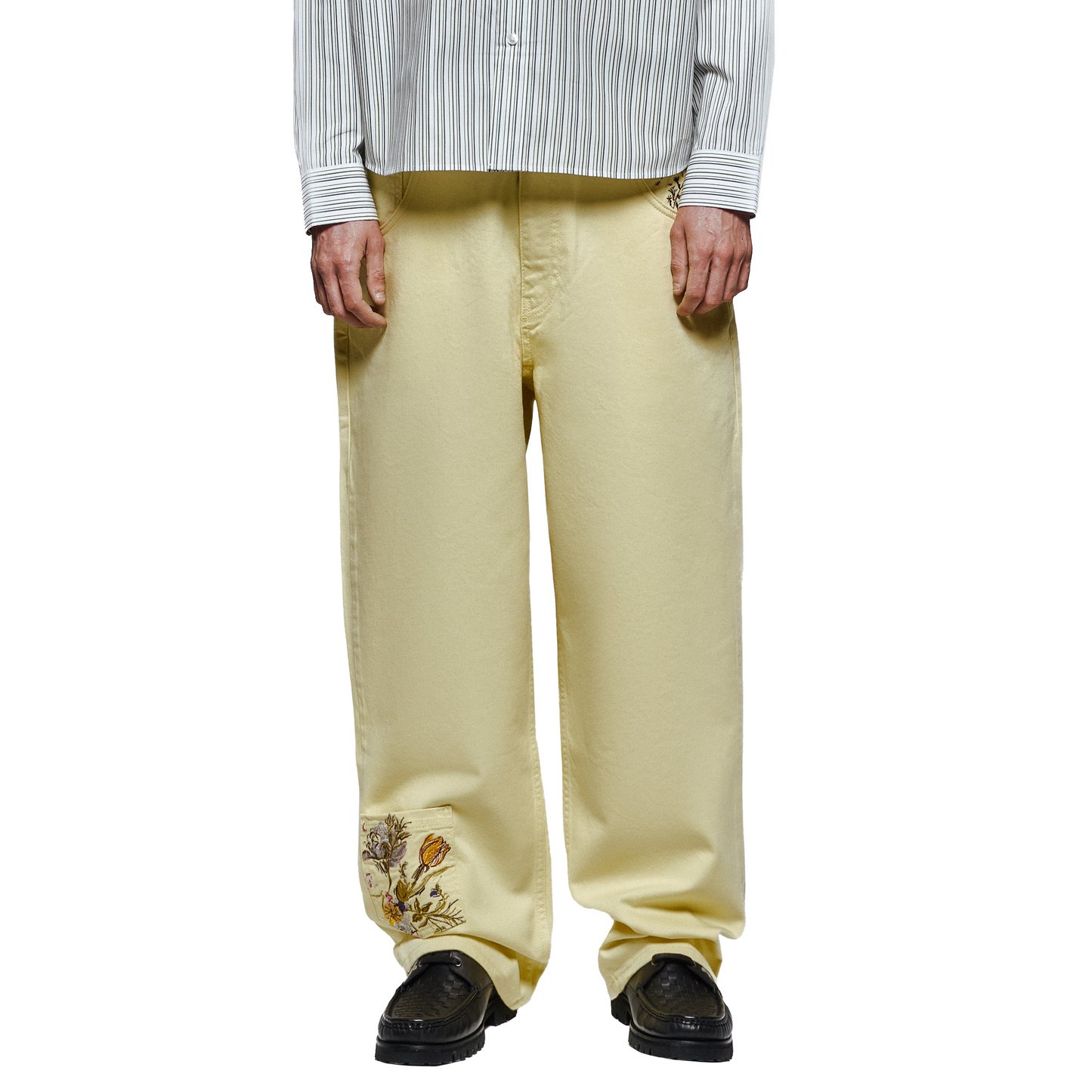 "garden of eden" Denim butter yellow