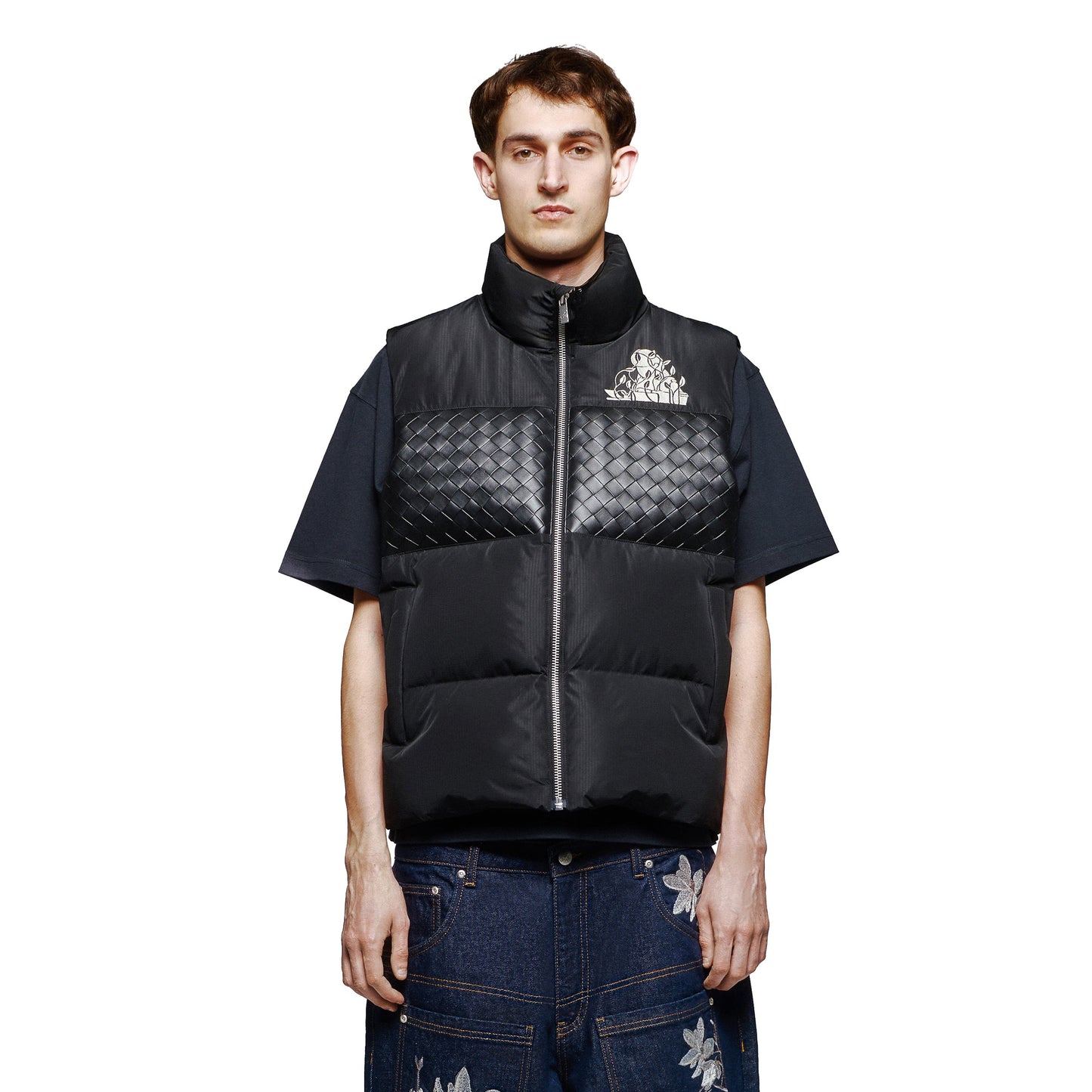 "garden of eden" Vest puffer black