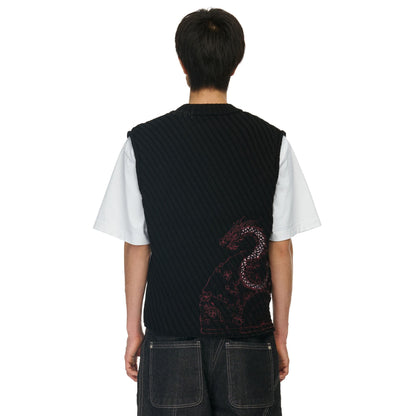 "yakuza" Knit vest