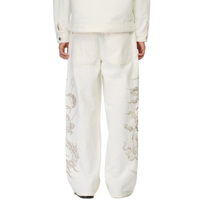 "yakuza" Denim off white