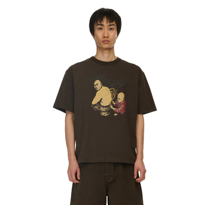 "yakuza" T Shirt dark brown
