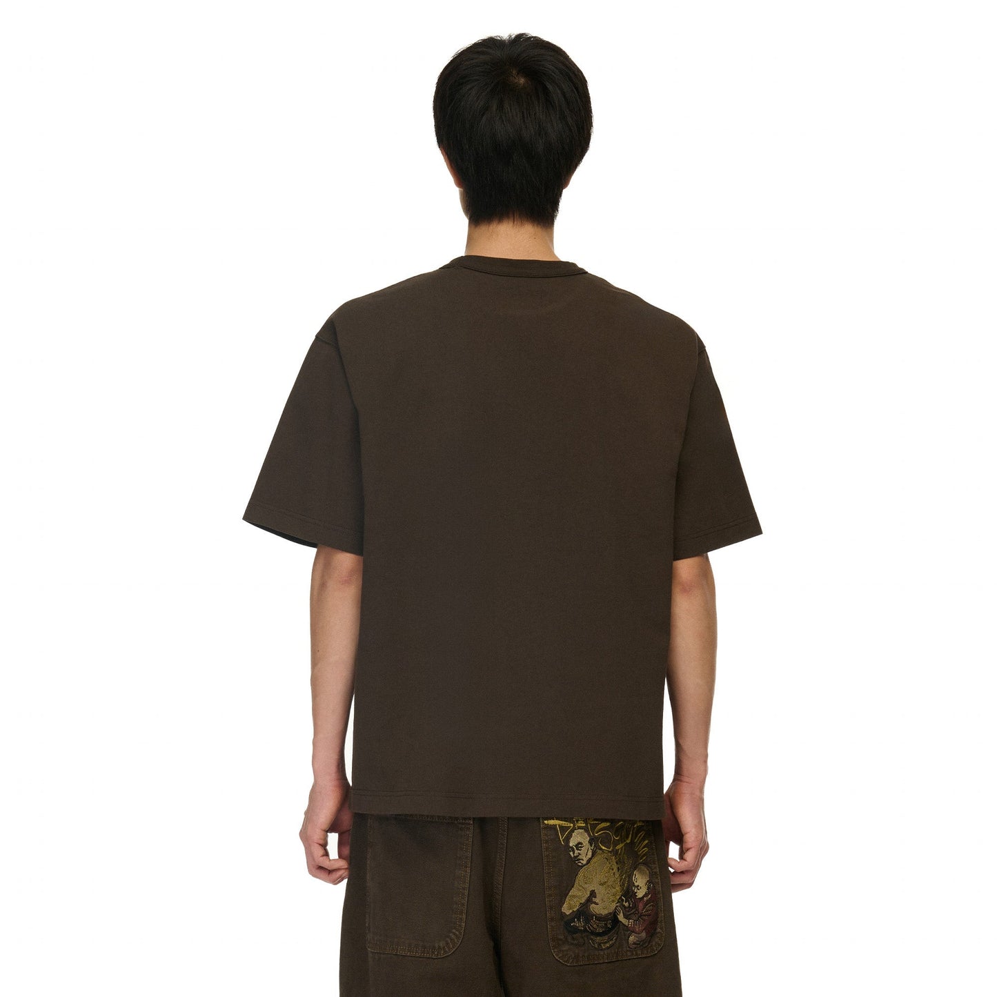 "yakuza" T Shirt dark brown