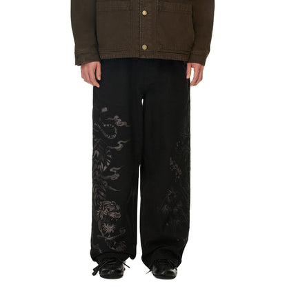 "yakuza" Denim black 01