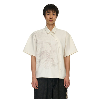 "yakuza" Shirt creme