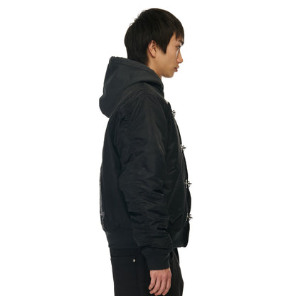 "yakuza" bomber Jacket black