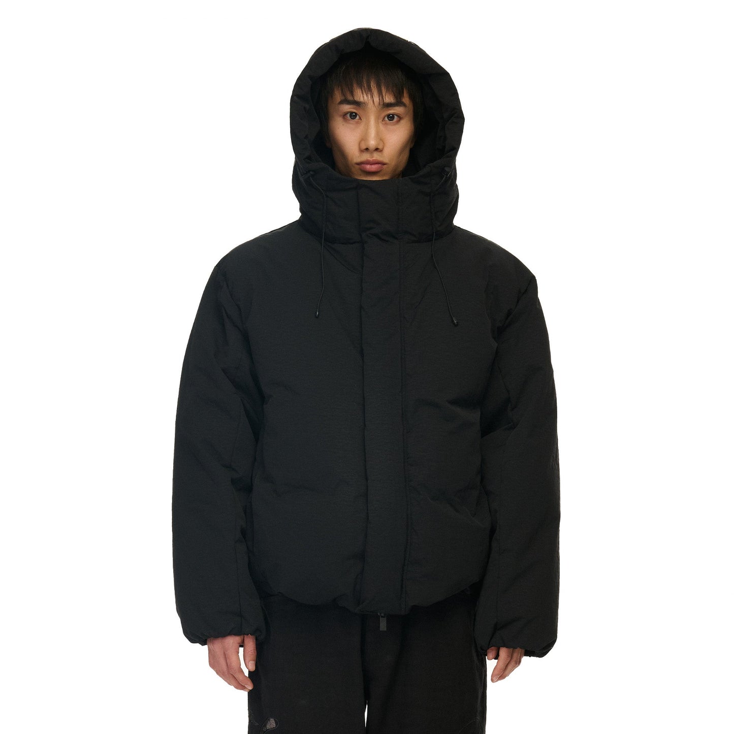 "yakuza" down Puffer jacket black
