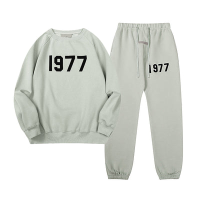 1977 Sweatshirt / Pants / Set - Green