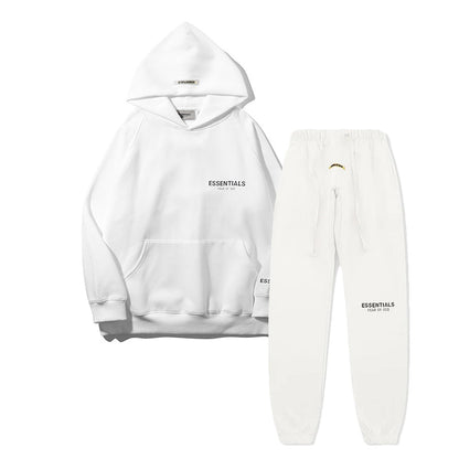 FW21 Reflective Font Hoodie / Pants / Set -White