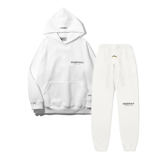 FW21 Reflective Font Hoodie / Pants / Set -White
