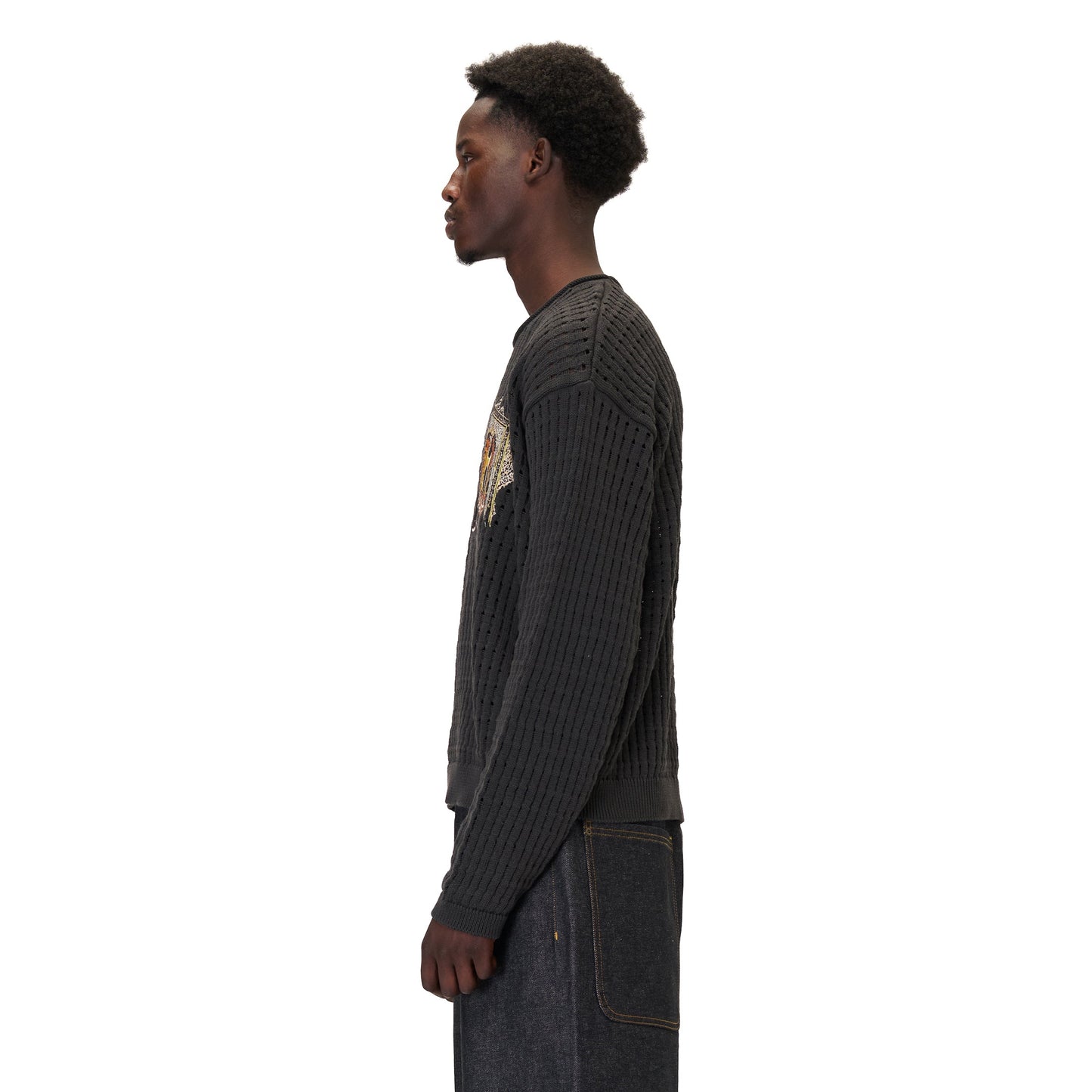 "aziza" longsleeve Knit anthracite